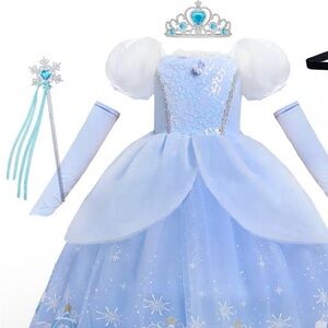 Cinderella Princess Costume Set for Kids